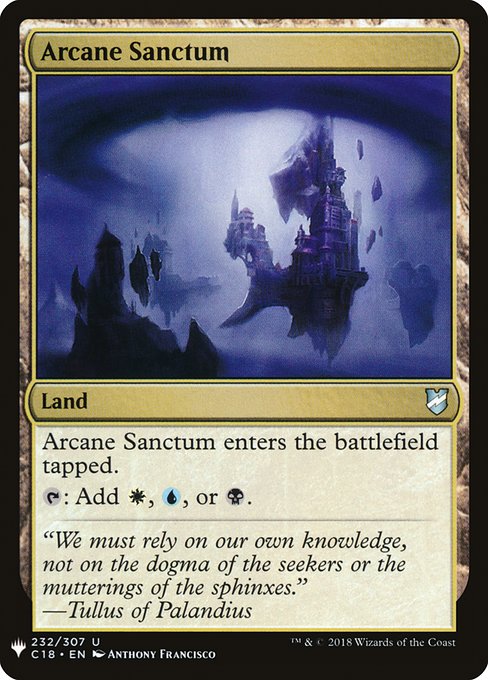 Arcane Sanctum from The List
