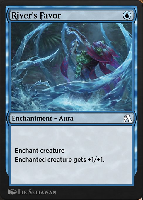 River's Favor highlighted card art