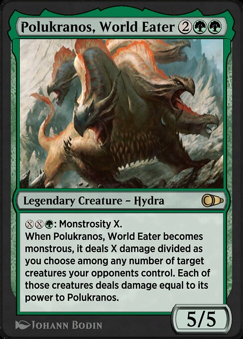 Polukranos, World Eater highlighted card art