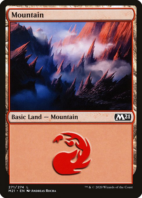 Mountain from Core Set 2021