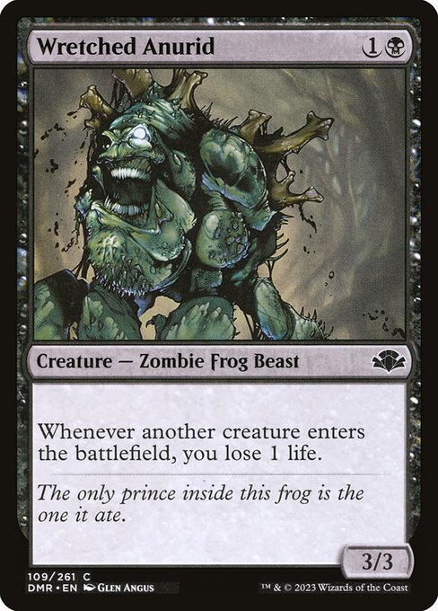 Wretched Anurid highlighted card art