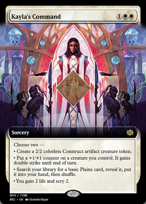 Kayla's Command highlighted card art