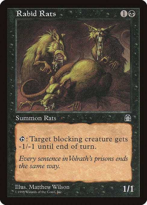 Rabid Rats highlighted card art