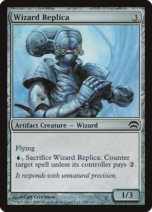 Wizard Replica highlighted card art