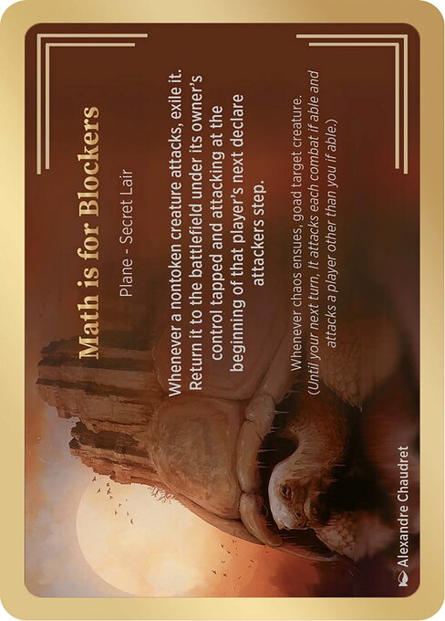 Math is for Blockers (Plane) highlighted card art