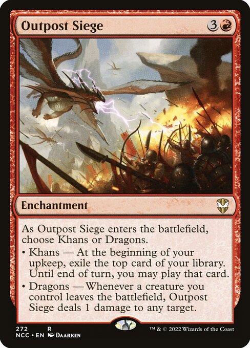 Outpost Siege from New Capenna Commander