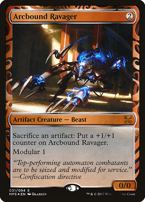 Arcbound Ravager from Kaladesh Inventions