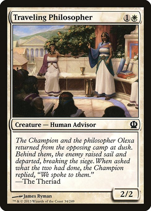 Traveling Philosopher highlighted card art