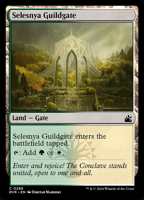 Selesnya Guildgate from Ravnica Remastered