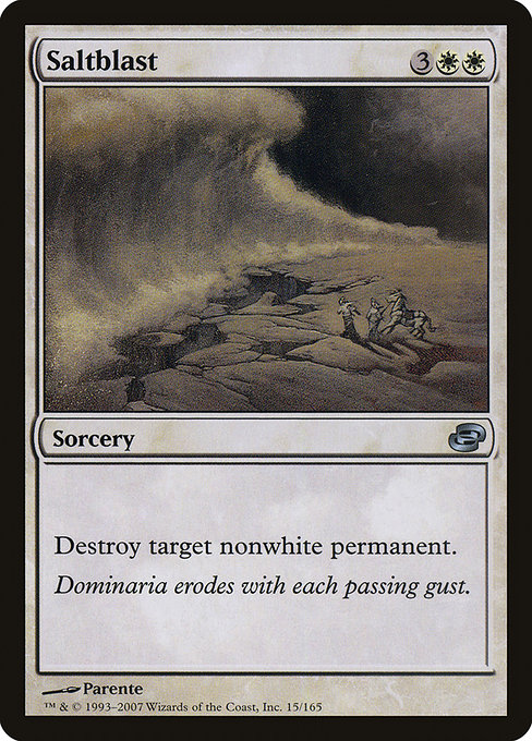 Saltblast from Planar Chaos