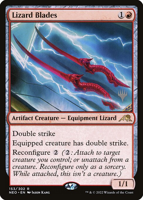 Lizard Blades from Kamigawa: Neon Dynasty Promos