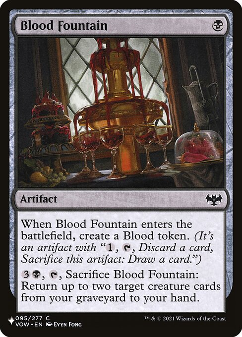 Blood Fountain from The List