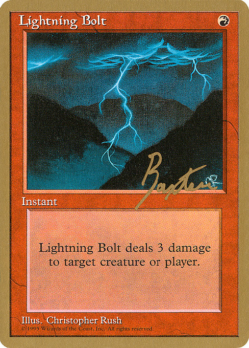 Lightning Bolt from Pro Tour Collector Set