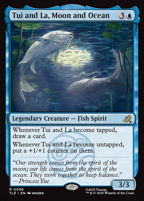 Tui and La, Moon and Ocean from Avatar: The Last Airbender Eternal