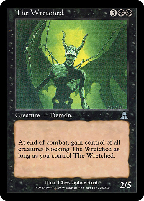 The Wretched highlighted card art