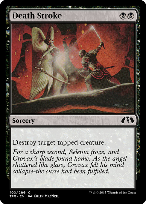 Death Stroke highlighted card art