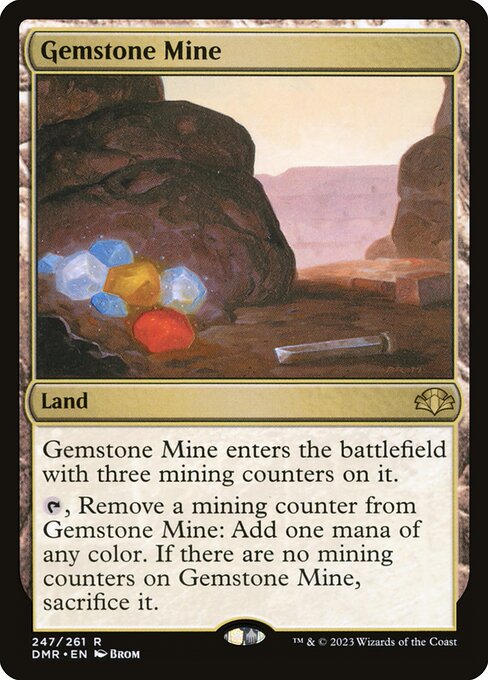 Gemstone Mine from Dominaria Remastered