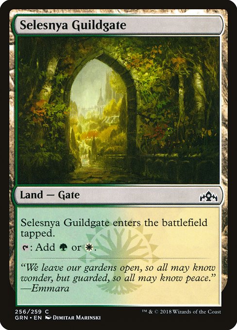 Selesnya Guildgate from Guilds of Ravnica
