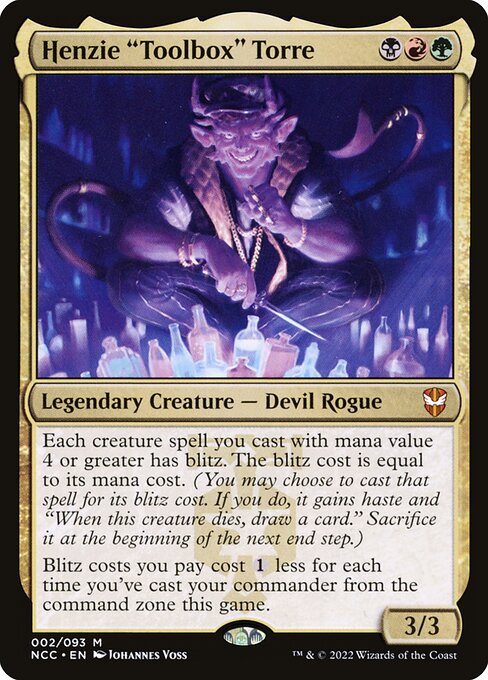 Henzie "Toolbox" Torre from New Capenna Commander