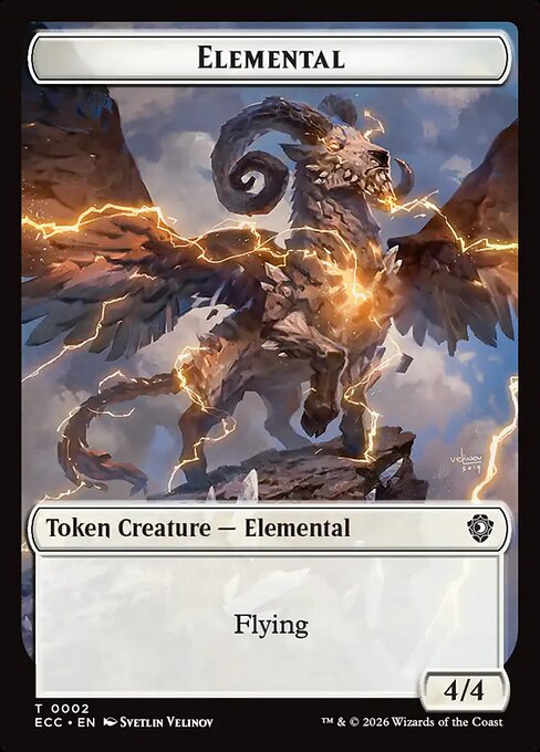 Elemental from Lorwyn Eclipsed Commander Tokens