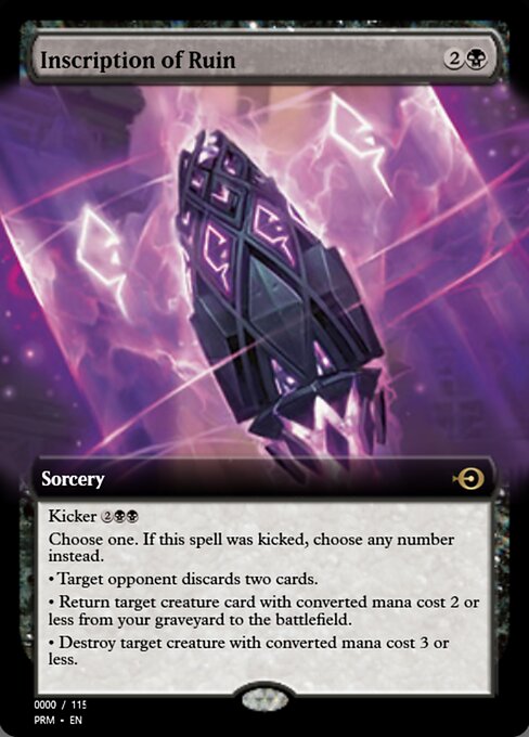 Inscription of Ruin highlighted card art