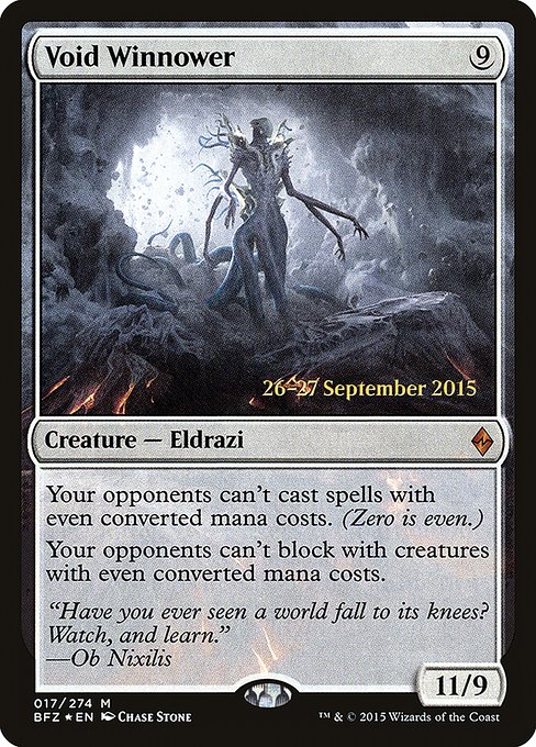 Void Winnower from Battle for Zendikar Promos