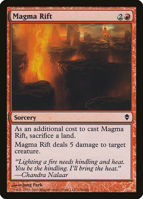 Magma Rift highlighted card art
