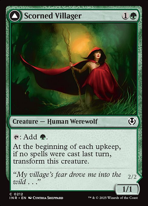 Scorned Villager // Moonscarred Werewolf from Innistrad Remastered
