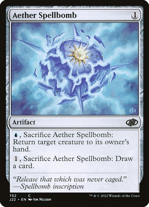 Aether Spellbomb highlighted card art
