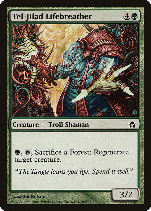 Tel-Jilad Lifebreather highlighted card art