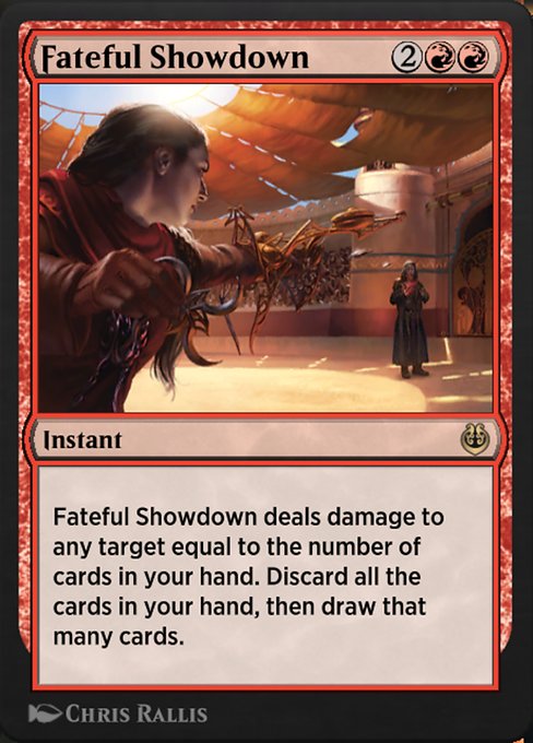 Fateful Showdown highlighted card art