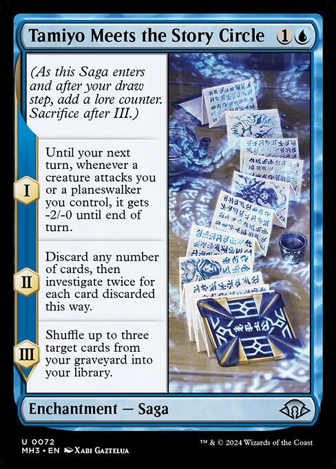Tamiyo Meets the Story Circle highlighted card art