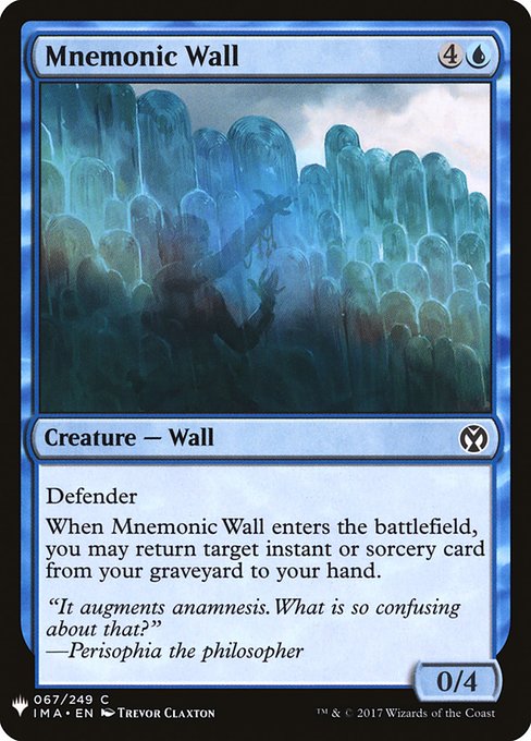 Mnemonic Wall highlighted card art