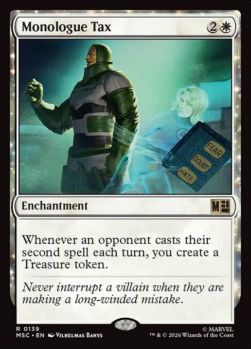Monologue Tax from Marvel Super Heroes Commander