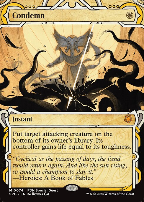 Condemn highlighted card art