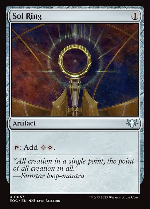 Sol Ring from Edge of Eternities Commander
