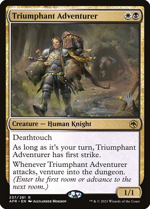Triumphant Adventurer from Adventures in the Forgotten Realms Promos