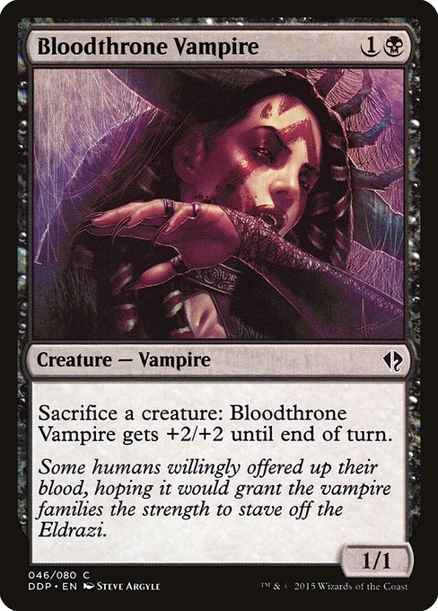 Bloodthrone Vampire from Duel Decks: Zendikar vs. Eldrazi