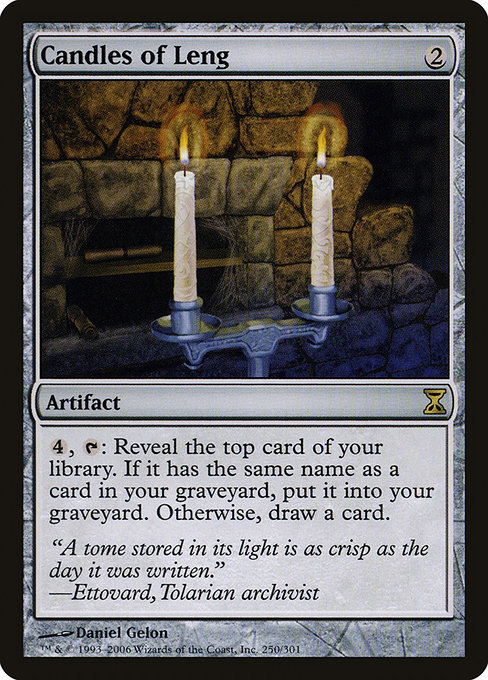 Candles of Leng highlighted card art