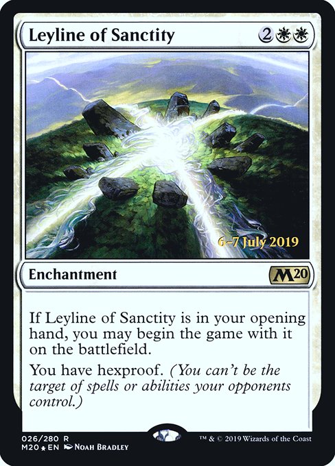 Leyline of Sanctity from Core Set 2020 Promos