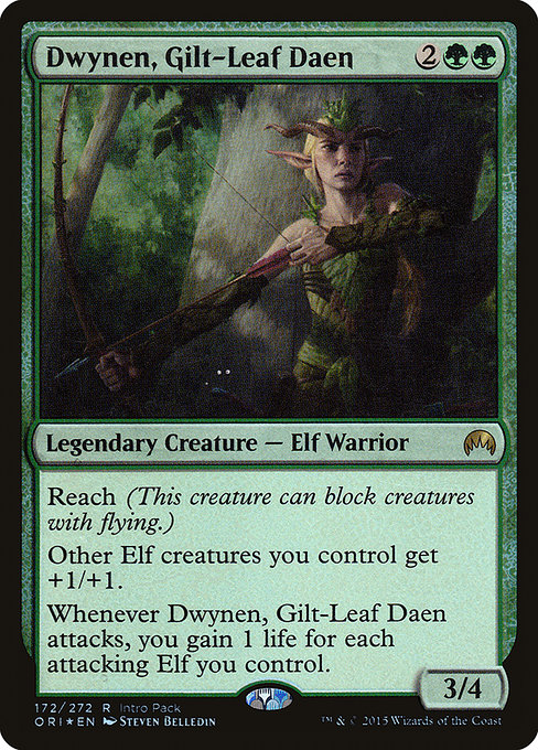 Dwynen, Gilt-Leaf Daen from Magic Origins Promos