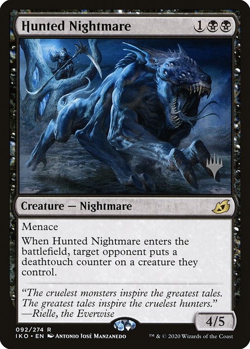 Hunted Nightmare from Ikoria: Lair of Behemoths Promos