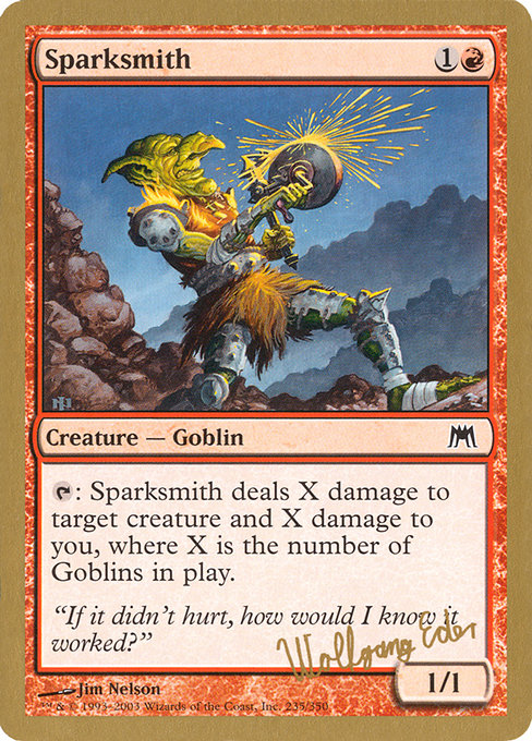 Sparksmith from World Championship Decks 2003