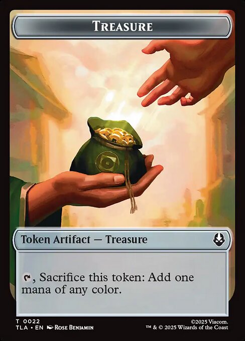 Treasure from Avatar: The Last Airbender Tokens