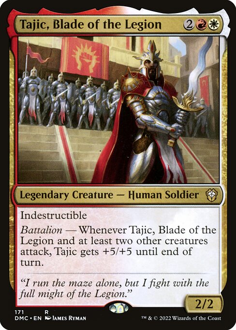 Tajic, Blade of the Legion highlighted card art