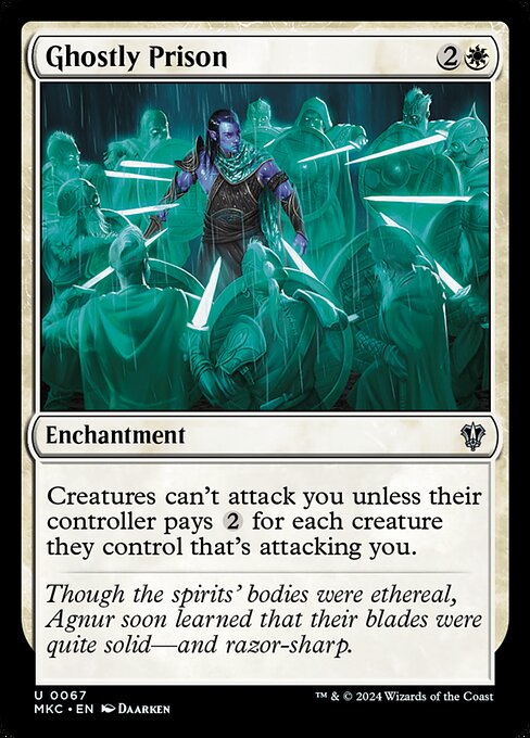 Ghostly Prison from Murders at Karlov Manor Commander