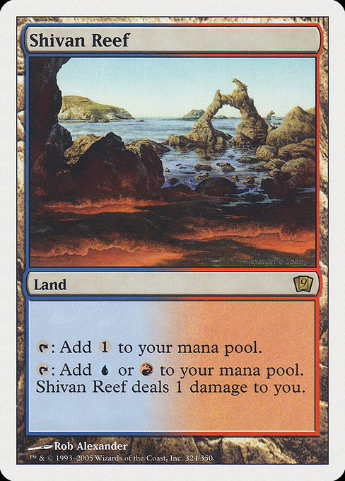 Shivan Reef from Ninth Edition