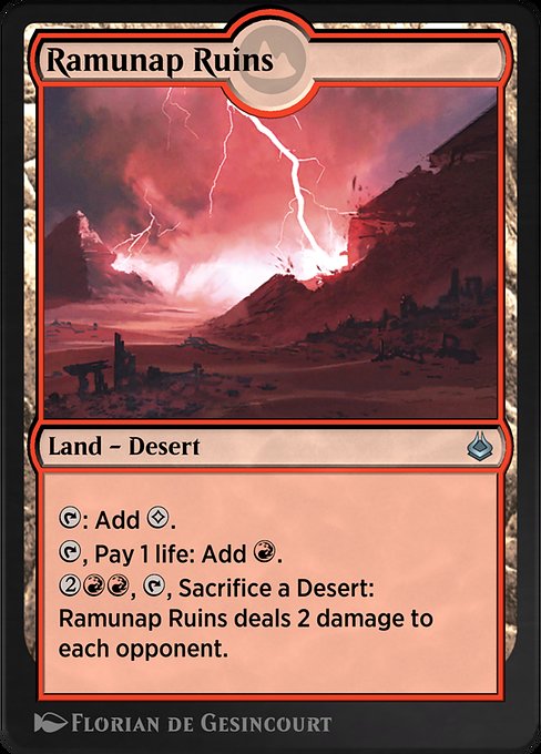 Ramunap Ruins from Amonkhet Remastered