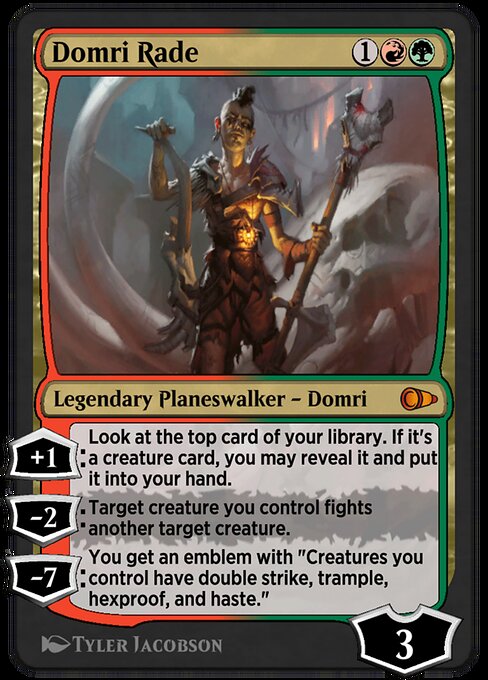 Domri Rade highlighted card art