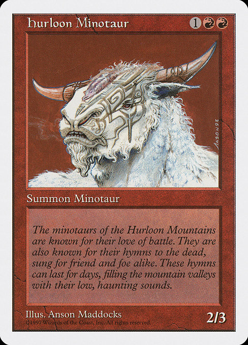 Hurloon Minotaur from Fifth Edition